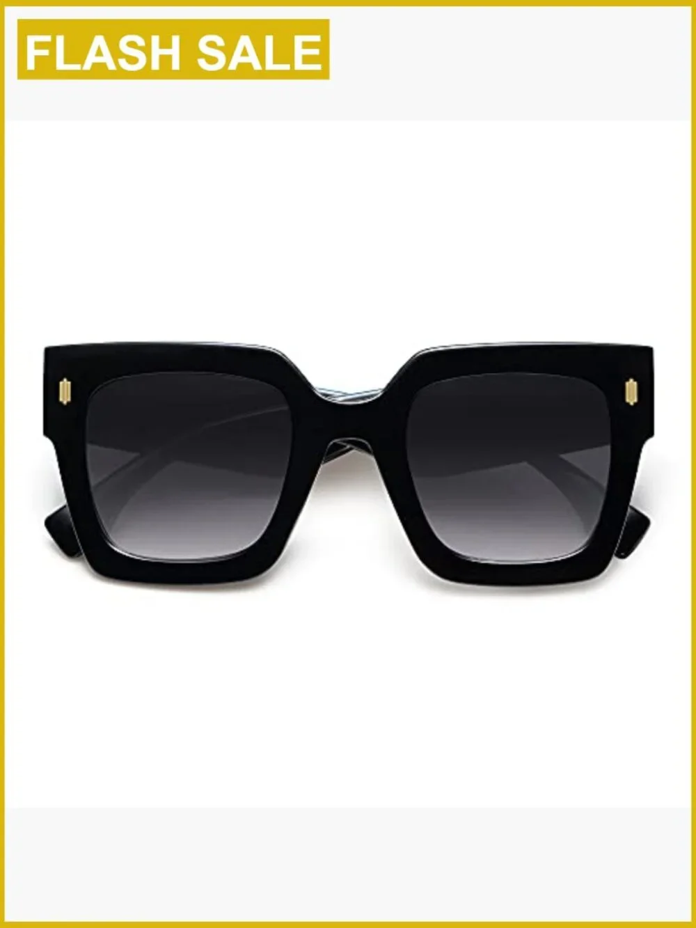 Oversized Square Sunglasses UV400 Protection for Women